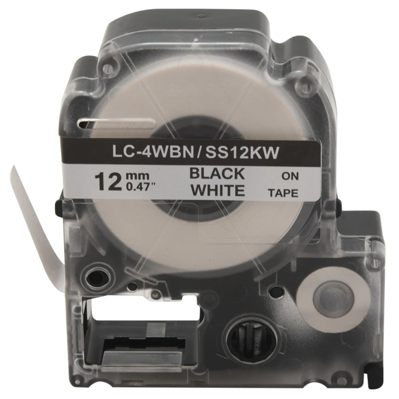 5 шт. в упаковке, фотомагнитная (SS12KW) Лента для этикеток Epson Labelworks LW300, LW400, LW500, LW700, черная на белом, 1/2 дюйма X 26,2
5 шт. в упаковке, фотомагнитная (SS12KW) Лента для этикеток Epson Labelworks LW300, LW400, LW500, LW700, черная на белом, 1/2 дюйма X 26,2