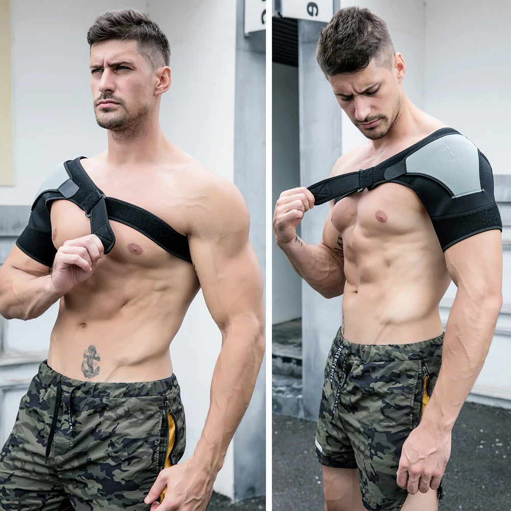 1Pc Adjustable Compression Shoulder Brace Support with Ice Pack Holder for Injury Prevent Sprain Soreness Tendinitis Bursitis
1Pc Adjustable Compression Shoulder Brace Support with Ice Pack Holder for Injury Prevent Sprain Soreness Tendinitis Bursitis