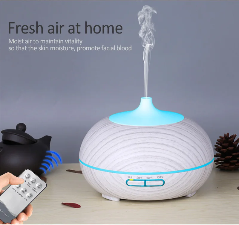 Ultrasonic Cool Mist Humidifier For Home 300ML Remote Control Aroma Diffuser Aromatherapy Wood Grain Essential OilDiffuser
Ultrasonic Cool Mist Humidifier For Home 300ML Remote Control Aroma Diffuser Aromatherapy Wood Grain Essential OilDiffuser