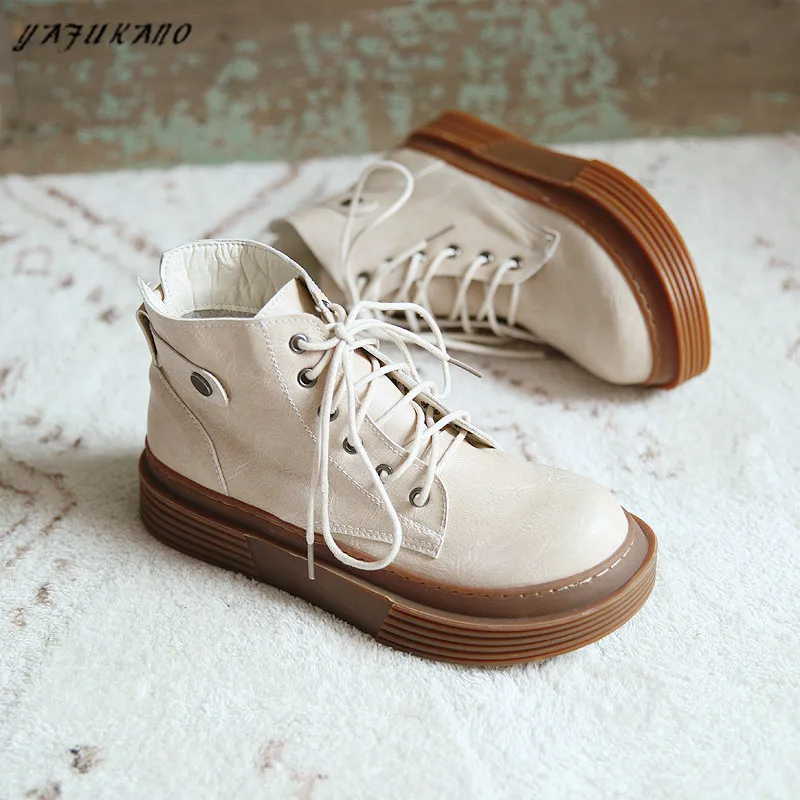 Chelsea Boots Retro Small Leather Shoe Literary Casual Round Toe Platform Short Boots Big Head Doll Women Boots Mori Ankle Boots 
Chelsea Boots Retro Small Leather Shoe Literary Casual Round Toe Platform Short Boots Big Head Doll Women Boots Mori Ankle Boots