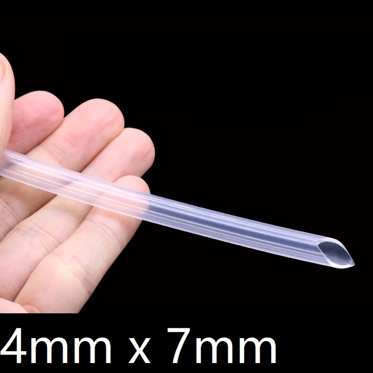 4x7 Silicone Tubing ID 4mm OD 7mm Food Grade Flexible Drink Tubing Pipe Temperature Resistance Nontoxic Transparent
4x7 Silicone Tubing ID 4mm OD 7mm Food Grade Flexible Drink Tubing Pipe Temperature Resistance Nontoxic Transparent