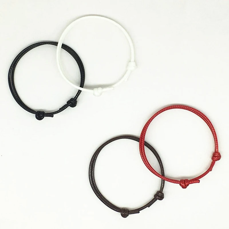 2 PC/lot New Lucky Anklet for Women and Men Handmade Adjustable Rope Chain Jewelry Fashion Couple Bracelet Paired Bracelets
2 PC/lot New Lucky Anklet for Women and Men Handmade Adjustable Rope Chain Jewelry Fashion Couple Bracelet Paired Bracelets