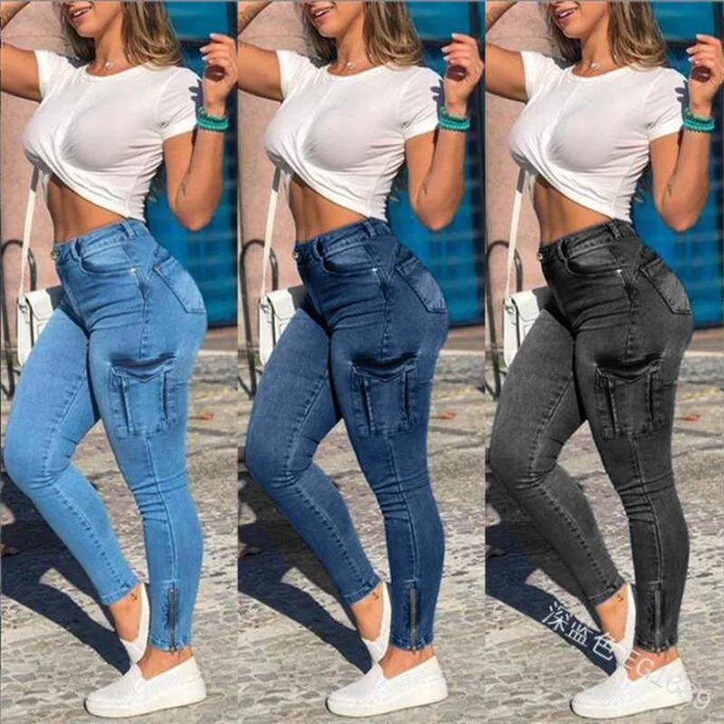 Women's Jeans Zipper Pleated Women's Pants Fashion High Waist Jeans Autumn Fashion Skinny Bleached Pocket Retro Pants Jeans
Women's Jeans Zipper Pleated Women's Pants Fashion High Waist Jeans Autumn Fashion Skinny Bleached Pocket Retro Pants Jeans
