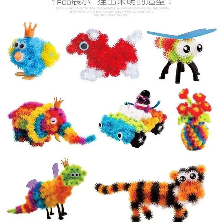 Send 36 accessories pinch ball puffy ball double hook assemble building blocks DIY creative puzzle toy craft kit
Send 36 accessories pinch ball puffy ball double hook assemble building blocks DIY creative puzzle toy craft kit