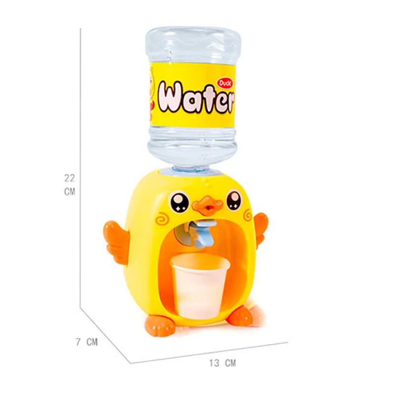 Mini High Simulation Duck Water Dispenser Set Toy Drinking Fountain Educational Play House Furniture Toys for Children Kids Gift
Mini High Simulation Duck Water Dispenser Set Toy Drinking Fountain Educational Play House Furniture Toys for Children Kids Gift