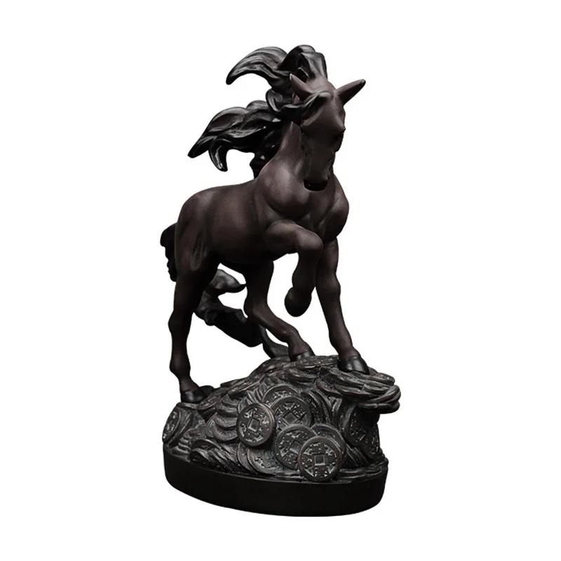 Lucky Horse Sculpture Antique Figurines Home Decoration Accessories Creative Fortune Horse Statue Office Book Shelf Decoration 
Lucky Horse Sculpture Antique Figurines Home Decoration Accessories Creative Fortune Horse Statue Office Book Shelf Decoration