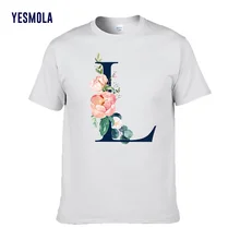 Женская футболка с короткими рукавами летняя модная цветочным