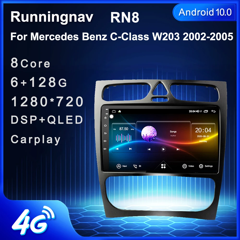Автомагнитола, 4 ядра, для Mercedes Benz C-Class W209 C200 C320 C350 CLK W203 2002-2005, Android, автомобильное стерео радио, Gps, Bluetooth, плеер Carplay
Автомагнитола, 4 ядра, для Mercedes Benz C-Class W209 C200 C320 C350 CLK W203 2002-2005, Android, автомобильное стерео радио, Gps, Bluetooth, плеер Carplay