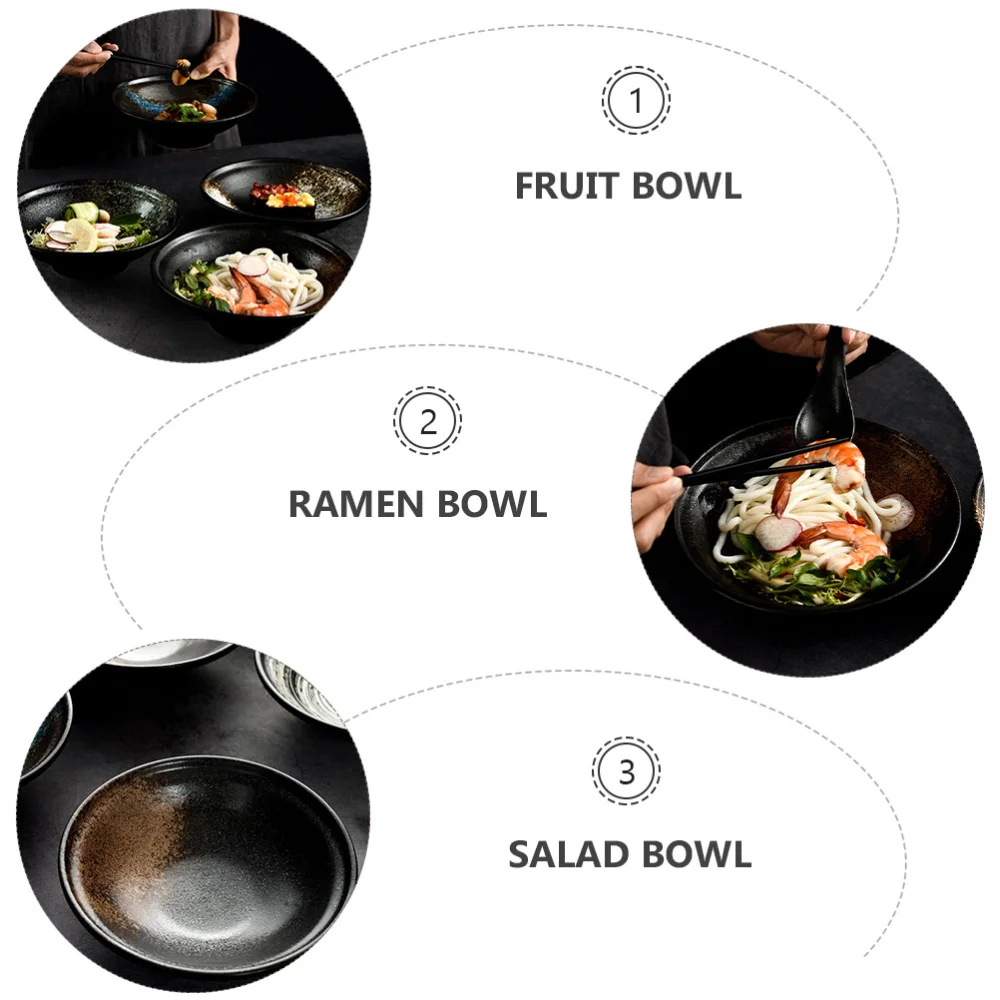 1pc Ceramic Bowl Classical Japanese Style Soup Bowl Tableware Noodle Bowl
1pc Ceramic Bowl Classical Japanese Style Soup Bowl Tableware Noodle Bowl