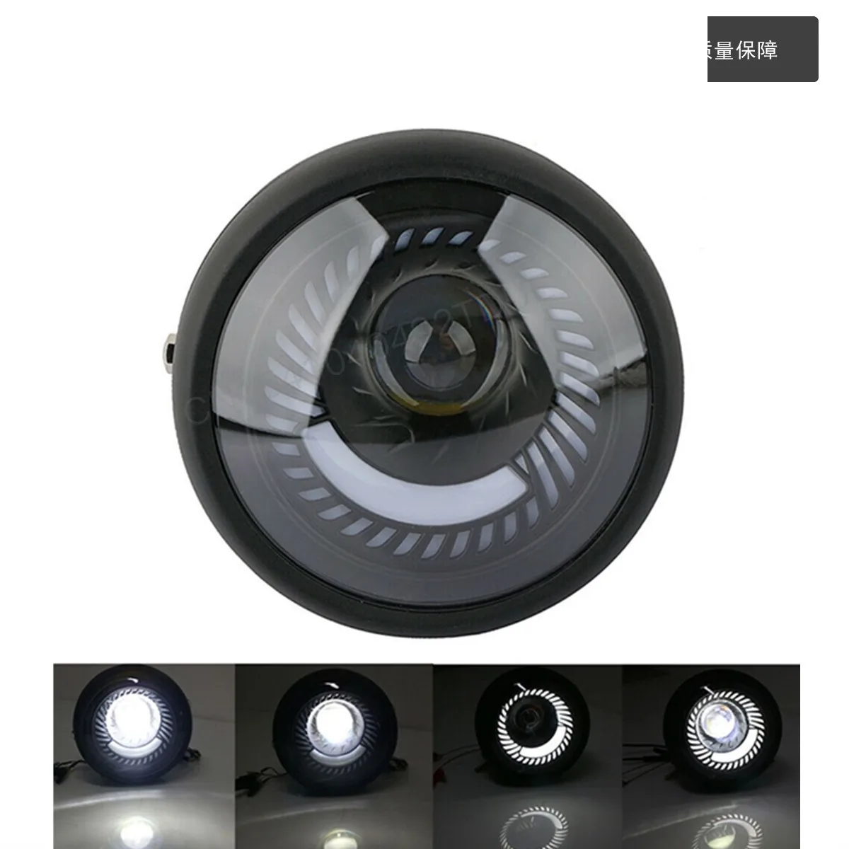 Motorcycle accessories 6.5-inch led refitted general headlight vortex white high and low beam headlights
Motorcycle accessories 6.5-inch led refitted general headlight vortex white high and low beam headlights