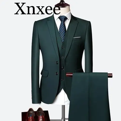 Мужской костюм Xnxee, зеленый облегающий смокинг, Мужская официальная деловая рабочая одежда, костюмы, комплект из 3 предметов (пиджак + брюки + ...
Мужской костюм Xnxee, зеленый облегающий смокинг, Мужская официальная деловая рабочая одежда, костюмы, комплект из 3 предметов (пиджак + брюки + ...