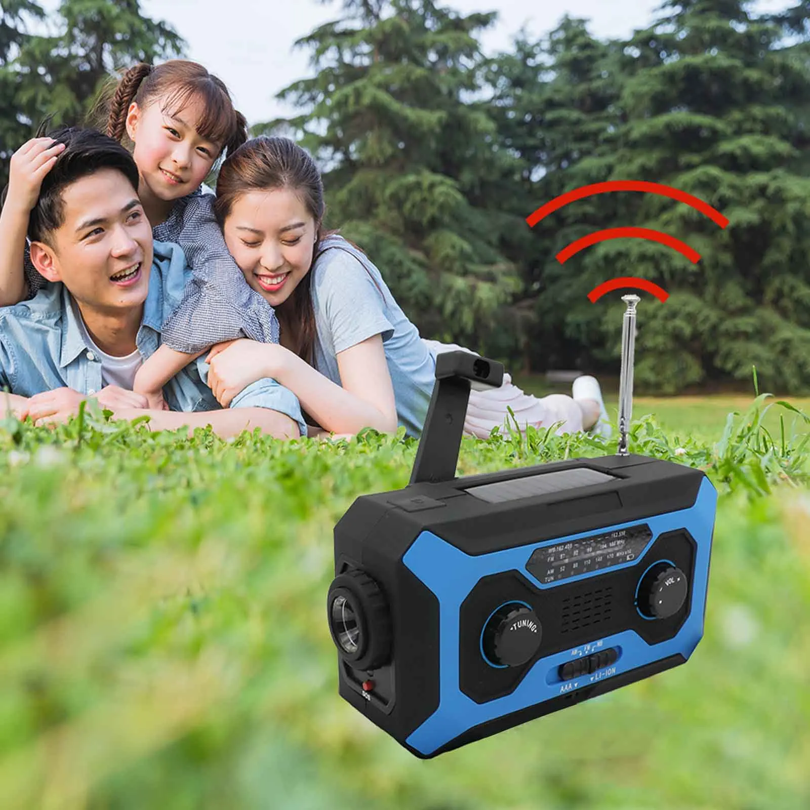 Emergency Solar Hand Crank Portable Radio USB Charger For Household Outdoor Emergency Super Bright Flashlight Motion Sensor
Emergency Solar Hand Crank Portable Radio USB Charger For Household Outdoor Emergency Super Bright Flashlight Motion Sensor