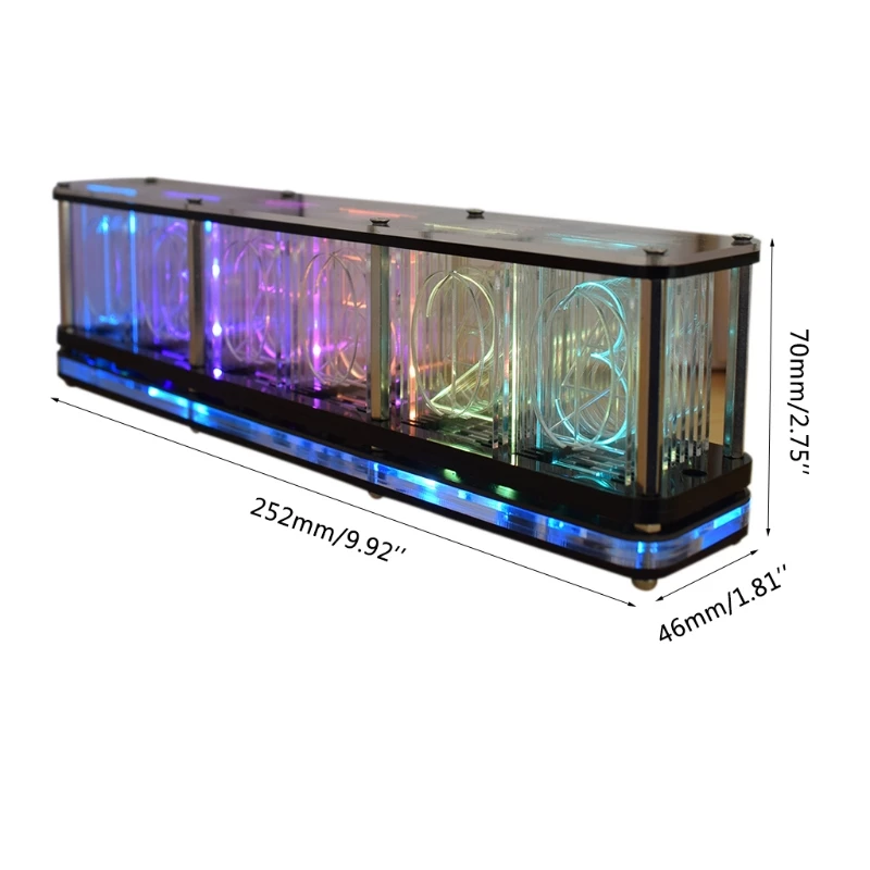 Time Tube Glow Tube Quasi-glow Tube Clock LED Digital Full Color RGB Night Light Bar Atmosphere Clock Home Decoration Gift
Time Tube Glow Tube Quasi-glow Tube Clock LED Digital Full Color RGB Night Light Bar Atmosphere Clock Home Decoration Gift