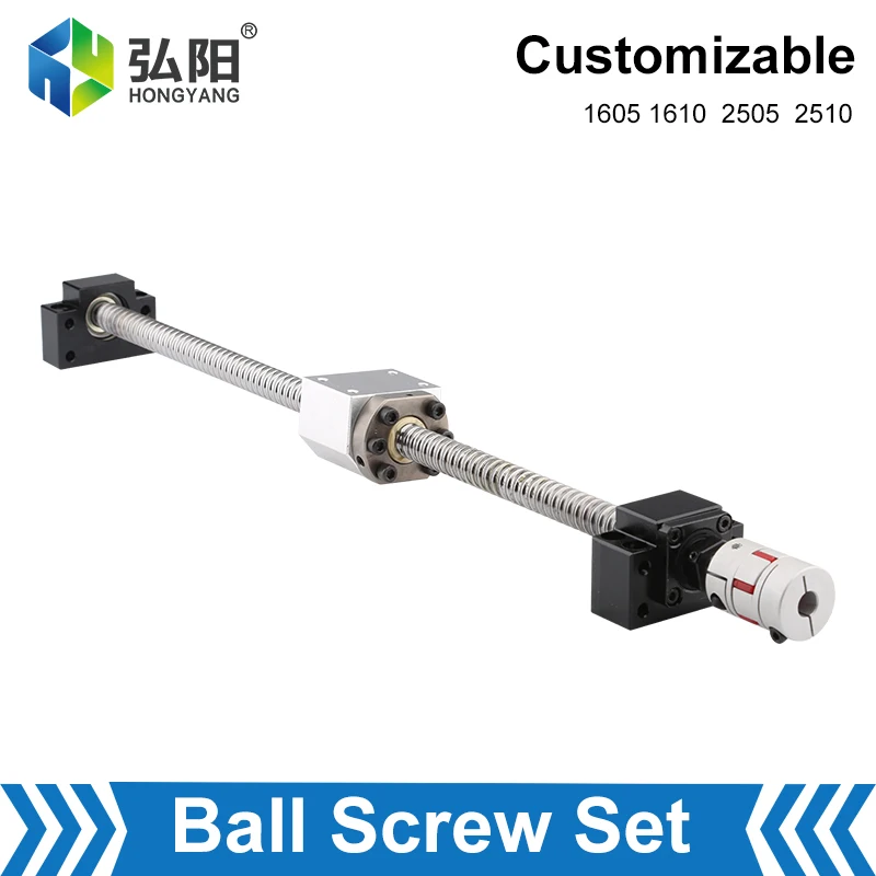 SFU Package: End Machined Ball Screw + Ball Nut + BK/BF Support Bearing + Coupler Aluminum Profiler + Nut Seat CNC Router
SFU Package: End Machined Ball Screw + Ball Nut + BK/BF Support Bearing + Coupler Aluminum Profiler + Nut Seat CNC Router