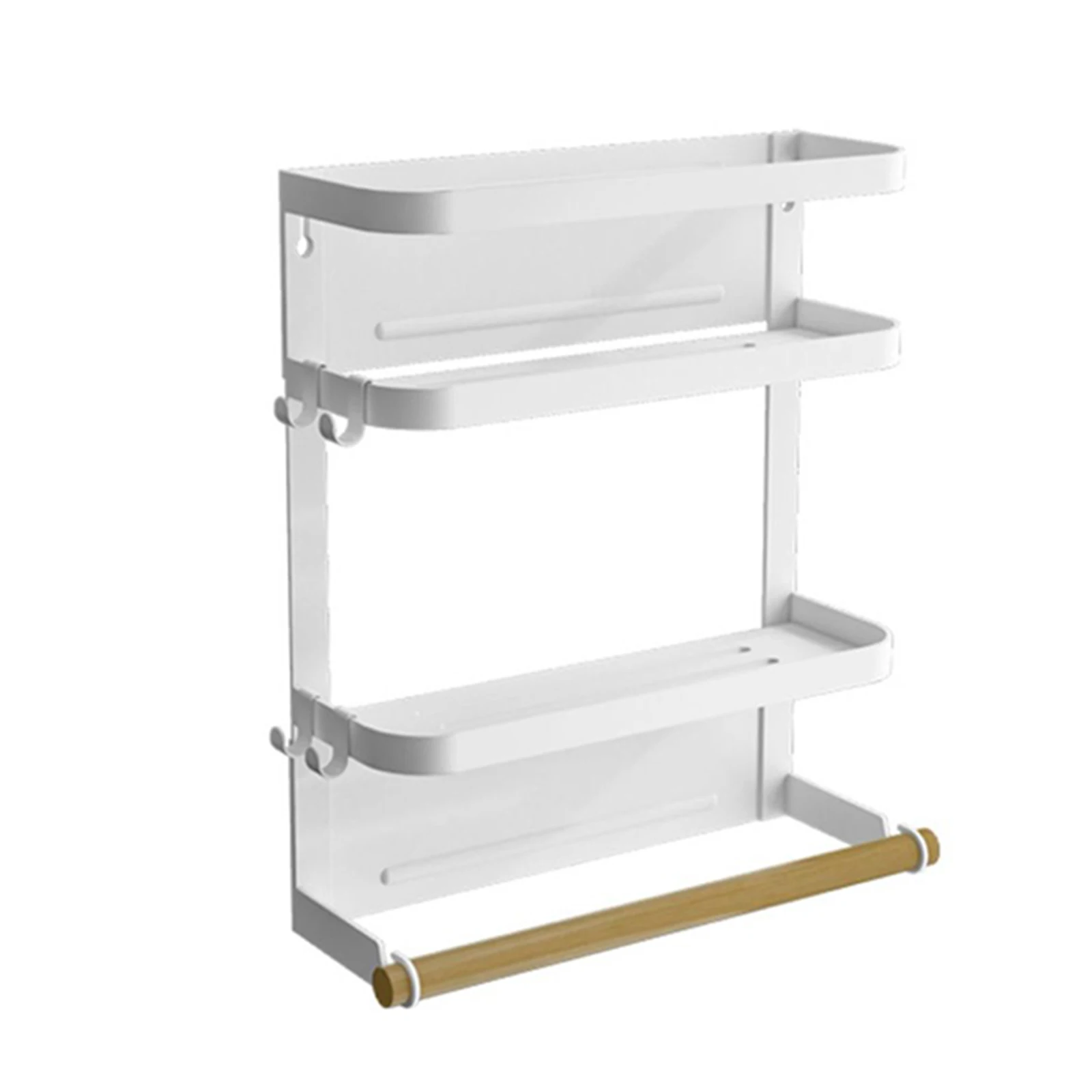 Foldable Refrigerator Organizer Magnetic Fridge Spice Rack Paper Towel Holder Multi-purpose Kitchen Storage Shelf B99
Foldable Refrigerator Organizer Magnetic Fridge Spice Rack Paper Towel Holder Multi-purpose Kitchen Storage Shelf B99