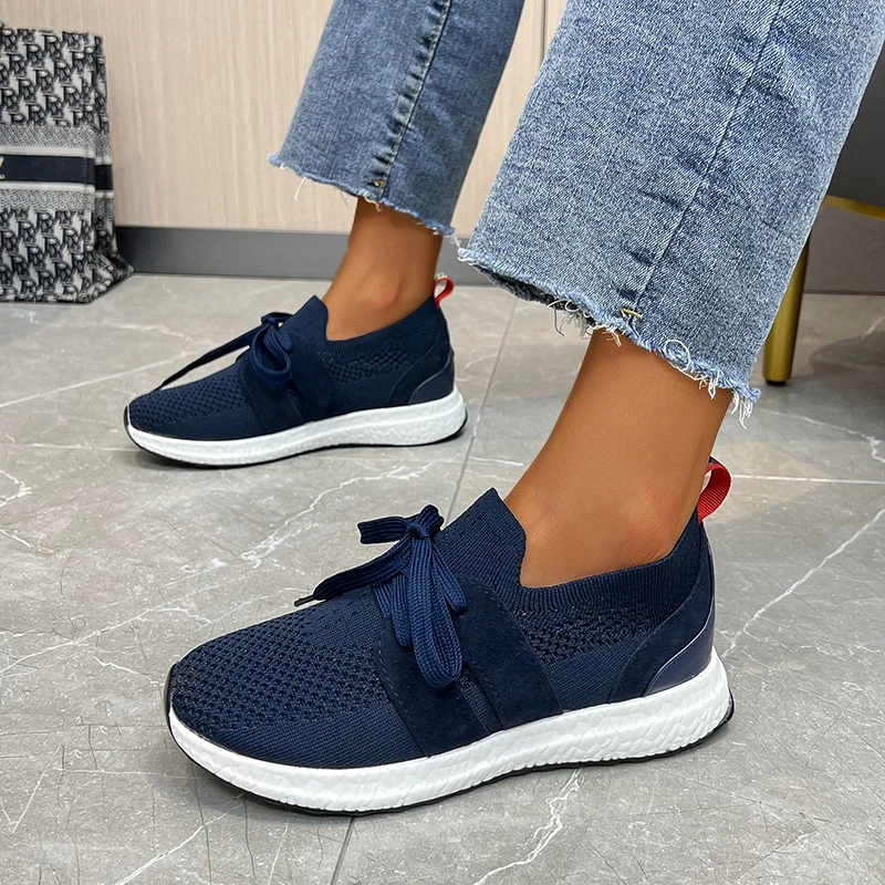 2021 Осенняя популярная обувь, женские вязаные сетчатые кроссовки, удобная дышащая обувь для отдыха на шнуровке, лоферы для прогулок, обувь-чу... 
2021 Осенняя популярная обувь, женские вязаные сетчатые кроссовки, удобная дышащая обувь для отдыха на шнуровке, лоферы для прогулок, обувь-чу...