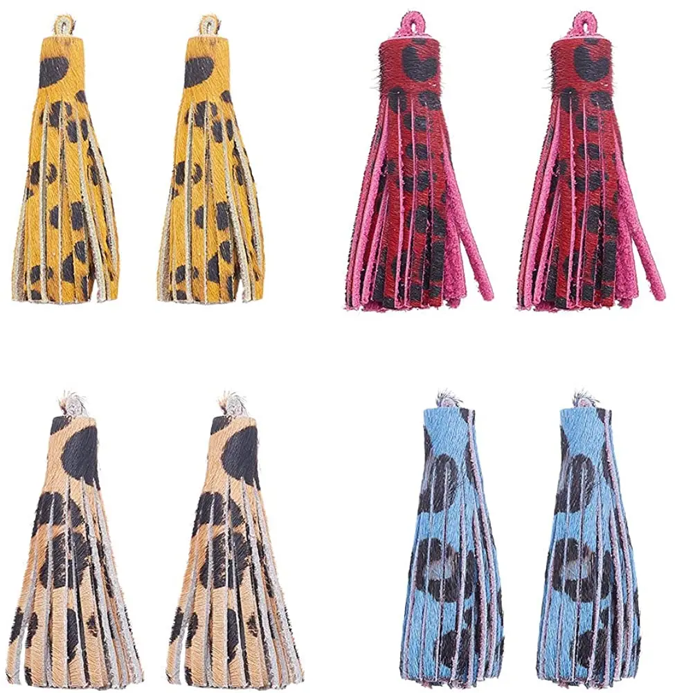 Pack of 8 4-color leather leopard paint pendants, imitation leather pendants, jewelry earrings making DIY craft supplies
Pack of 8 4-color leather leopard paint pendants, imitation leather pendants, jewelry earrings making DIY craft supplies