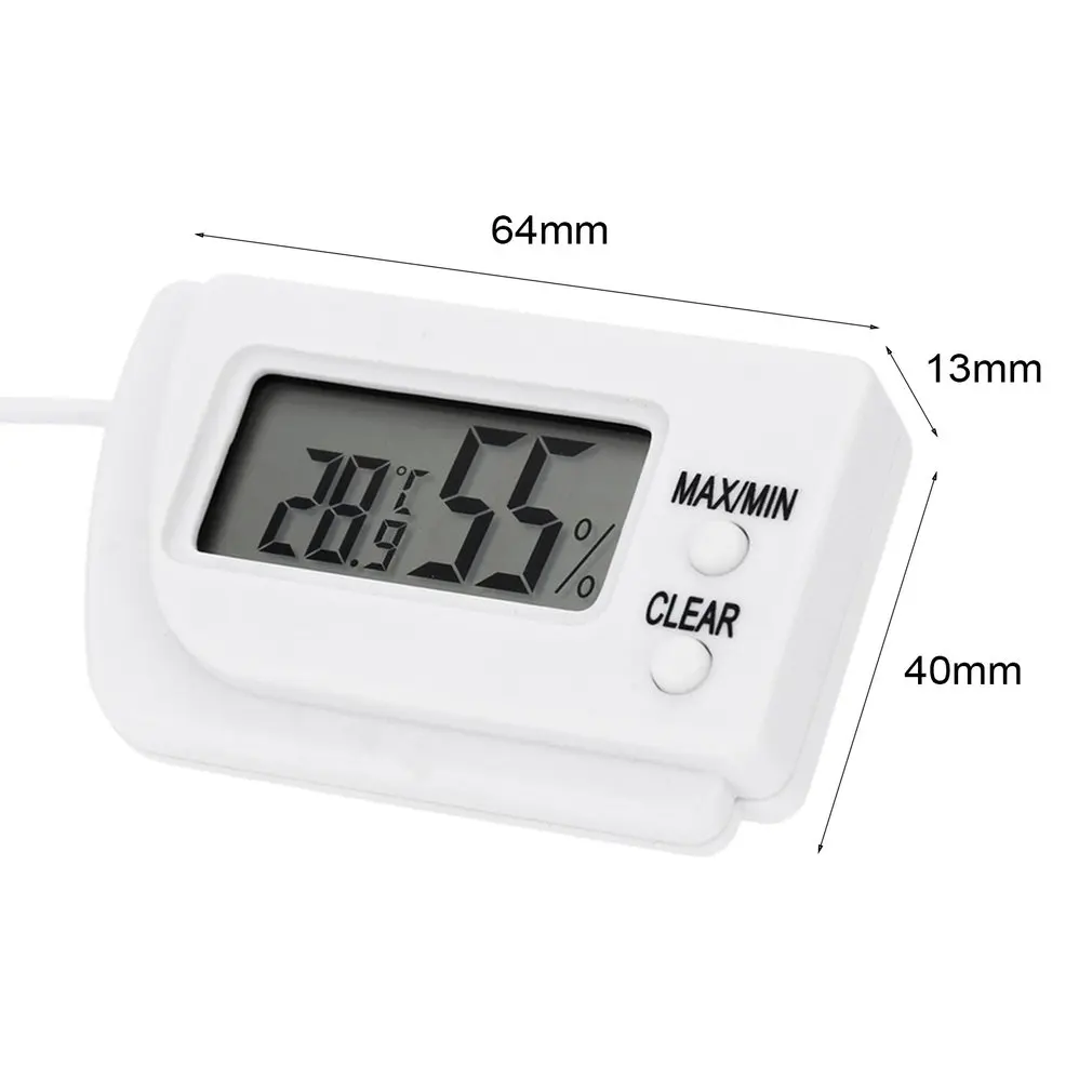 Mini LCD Digital Egg Incubator Thermometer Hygrometer Remote Meter Remote Measurement of Humidity Temperature Flip out Stand
Mini LCD Digital Egg Incubator Thermometer Hygrometer Remote Meter Remote Measurement of Humidity Temperature Flip out Stand