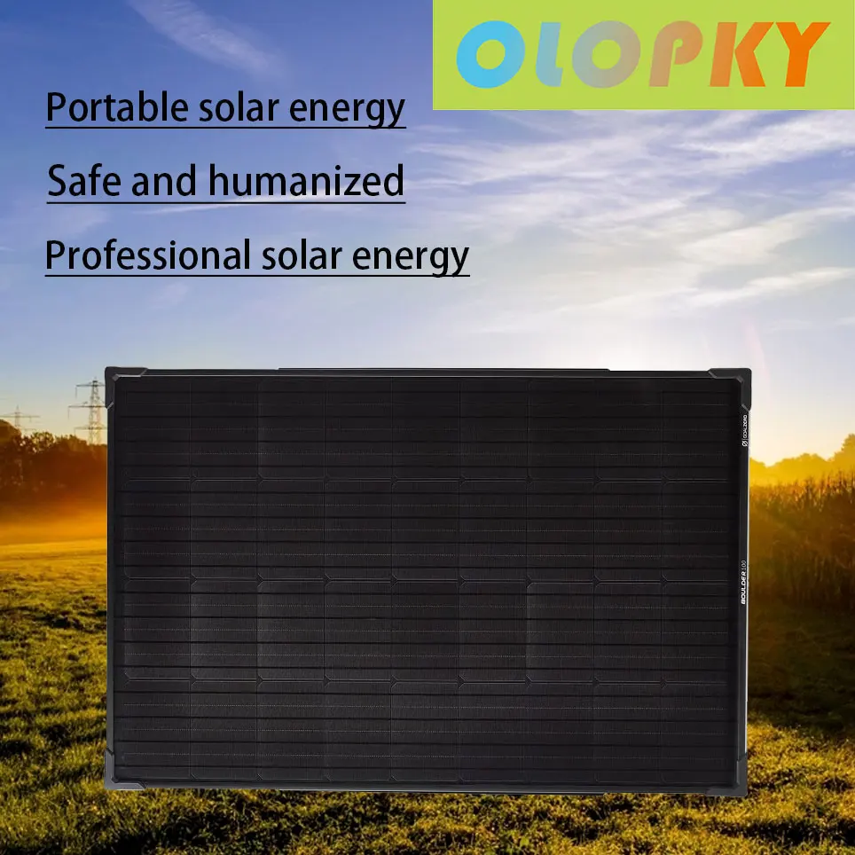2021 100 watt single crystal solar panel portable solar panel durable, safe and humanized
2021 100 watt single crystal solar panel portable solar panel durable, safe and humanized