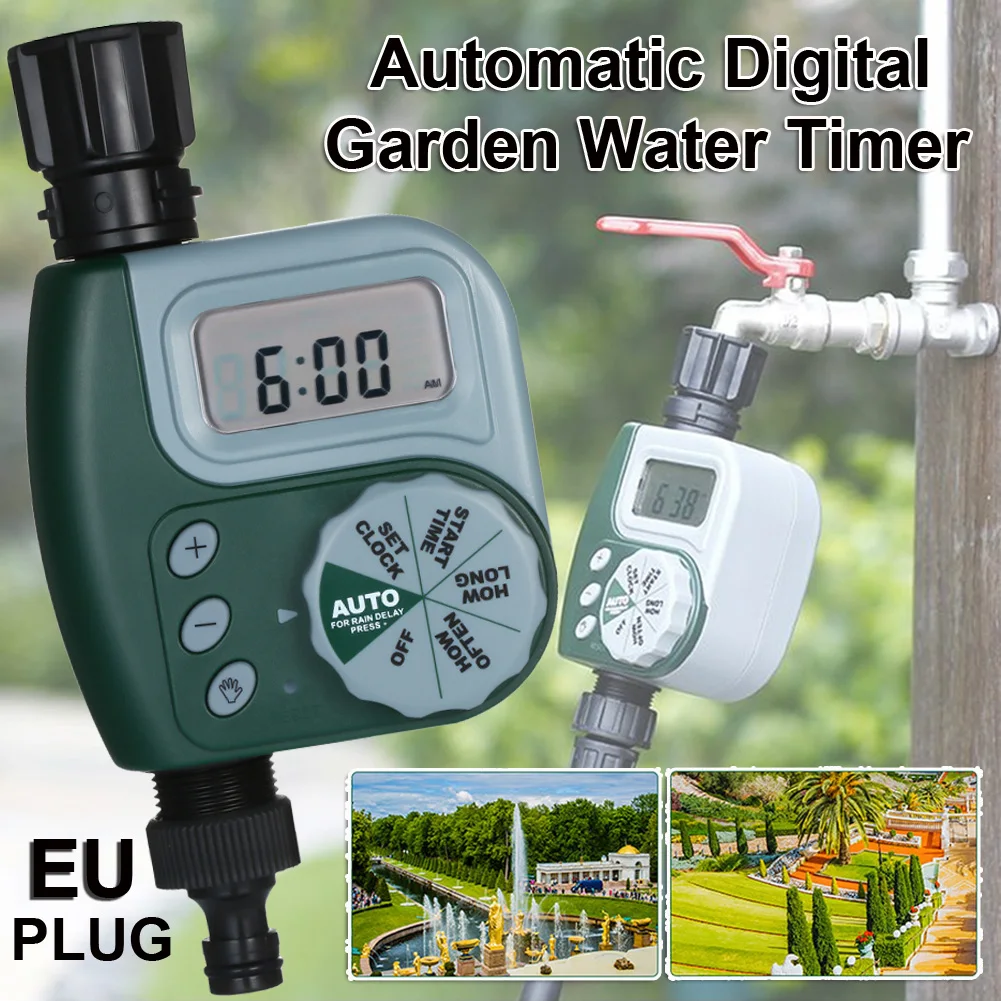 Garden Water Timer Automatic Watering Sprinkler System Digital Hose Faucet Controller Home Garden Watering Sprinkler System Tool
Garden Water Timer Automatic Watering Sprinkler System Digital Hose Faucet Controller Home Garden Watering Sprinkler System Tool