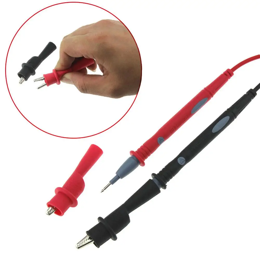 1 Pairs Alligator Crocodile Test Clips Clamps for Multimeter Tester Meter Probe Insulated Crocodile Test Clip Connector
1 Pairs Alligator Crocodile Test Clips Clamps for Multimeter Tester Meter Probe Insulated Crocodile Test Clip Connector