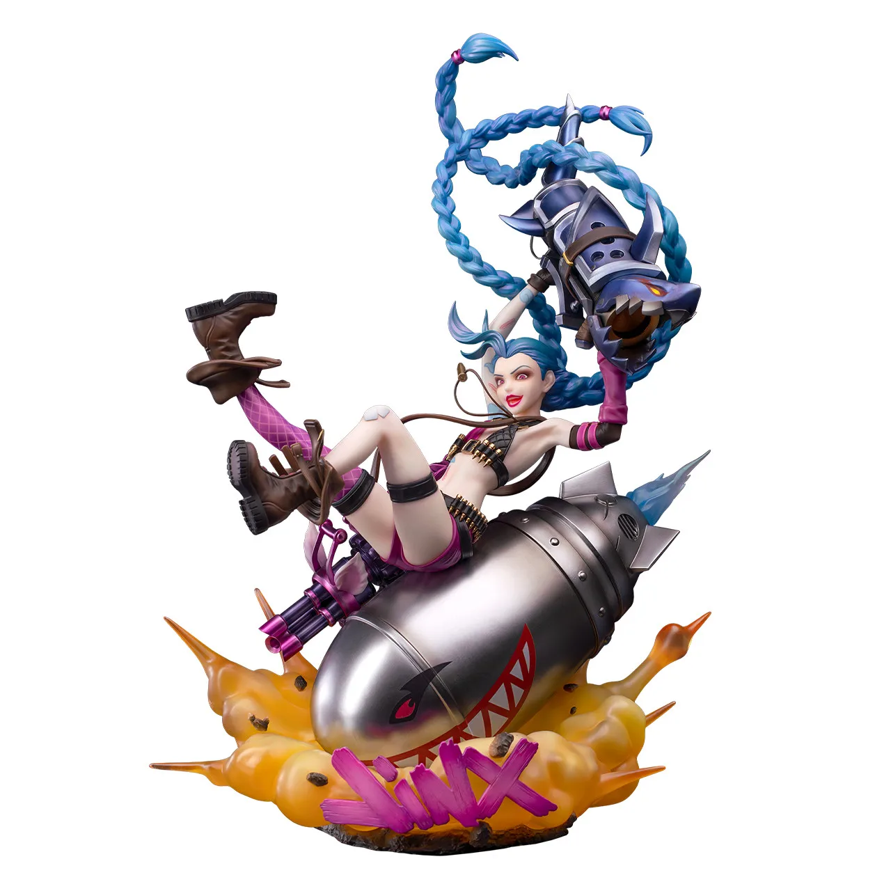 Предварительная продажа, игра «Лига Легенд» Jinx, фигур, мультфильм, аниме модель, настольные коллекционные украшения, ПВХ модель, игрушки, по...
Предварительная продажа, игра «Лига Легенд» Jinx, фигур, мультфильм, аниме модель, настольные коллекционные украшения, ПВХ модель, игрушки, по...