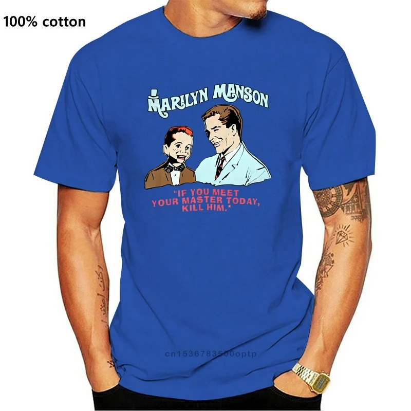 New Marilyn Manson Vintage 1995 Shirt Meet Your Master reprint Comfortable t shirt Casual Short Sleeve Print tees cheap wholesal
New Marilyn Manson Vintage 1995 Shirt Meet Your Master reprint Comfortable t shirt Casual Short Sleeve Print tees cheap wholesal