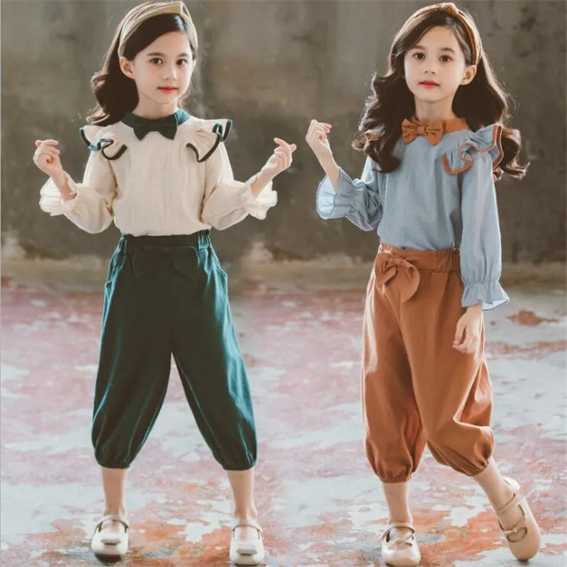Children's Sets Clothing Girls Outfits 2019 Autumn Kids Clothes Set Two Piece Shirt and Pants School Girl Clothes for 4-12 Years
Children's Sets Clothing Girls Outfits 2019 Autumn Kids Clothes Set Two Piece Shirt and Pants School Girl Clothes for 4-12 Years