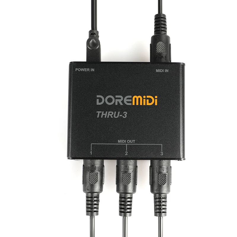 DOREMiDi MIDI Host Box THRU-3 MIDI Five-pin Interface No Delay Converter Adapter
DOREMiDi MIDI Host Box THRU-3 MIDI Five-pin Interface No Delay Converter Adapter