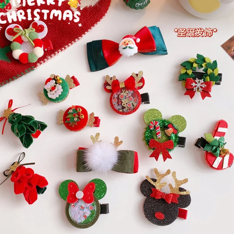 Cute Cartoon Xmas Hairpins Christmas Style Duckbill Clip For Sweet Girls New Kids Festival Decorative Barrettes Hair Accessories
Cute Cartoon Xmas Hairpins Christmas Style Duckbill Clip For Sweet Girls New Kids Festival Decorative Barrettes Hair Accessories