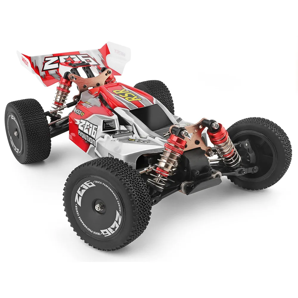 144001 1/14 2.4G Racing RC Car 4WD High Speed Remote Control Vehicle Models Toys 60km/h Quality Assurance for Children 
144001 1/14 2.4G Racing RC Car 4WD High Speed Remote Control Vehicle Models Toys 60km/h Quality Assurance for Children