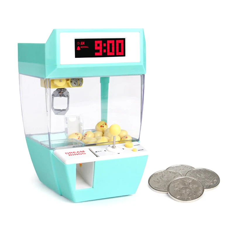 Catcher Alarm Clock Coin Operated Game Crane Machine Candy Doll Grabber Claw Arcade Automatic Toy Hobbies Kids Entertainment
Catcher Alarm Clock Coin Operated Game Crane Machine Candy Doll Grabber Claw Arcade Automatic Toy Hobbies Kids Entertainment