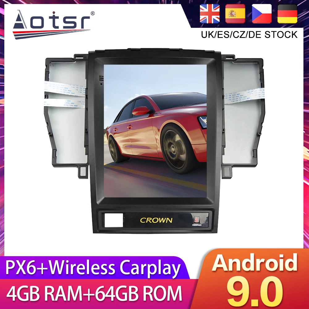For Toyota Crown MaJesta 2005-2012 12th Tesla styel Android 9 Car DVD GPS Navigation Radio AutoStereo Multimedia Palyer HeadUnit
For Toyota Crown MaJesta 2005-2012 12th Tesla styel Android 9 Car DVD GPS Navigation Radio AutoStereo Multimedia Palyer HeadUnit