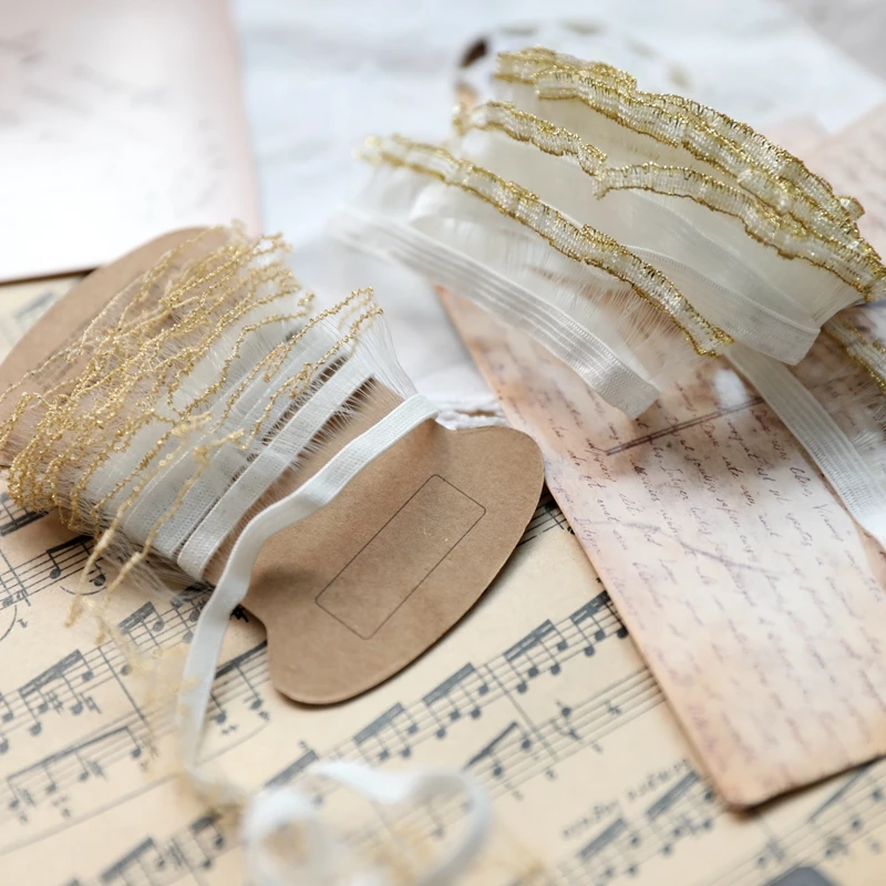 1M Elastic Ribbon Gold White Pleated Lace Fabric Guipure Lace Trim 2.5cm Sewing Decoration Clothes Craft Supplies dentelle QZ46
1M Elastic Ribbon Gold White Pleated Lace Fabric Guipure Lace Trim 2.5cm Sewing Decoration Clothes Craft Supplies dentelle QZ46