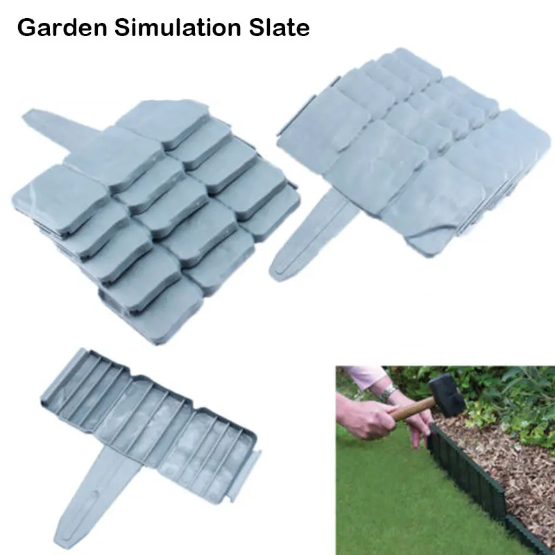 Garden Fencing Garden Fence Garden Border Practical Beautiful Decorate 22.5*25.5*2CM Gray Plastic Courtyard Gardening Stone
Garden Fencing Garden Fence Garden Border Practical Beautiful Decorate 22.5*25.5*2CM Gray Plastic Courtyard Gardening Stone