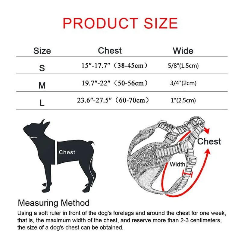 Pull Dog Harness Reflective Small Medium Dogs French Bulldog Step-in Dog Harness Vest Outside Traction Rope for Training Walkin
Pull Dog Harness Reflective Small Medium Dogs French Bulldog Step-in Dog Harness Vest Outside Traction Rope for Training Walkin