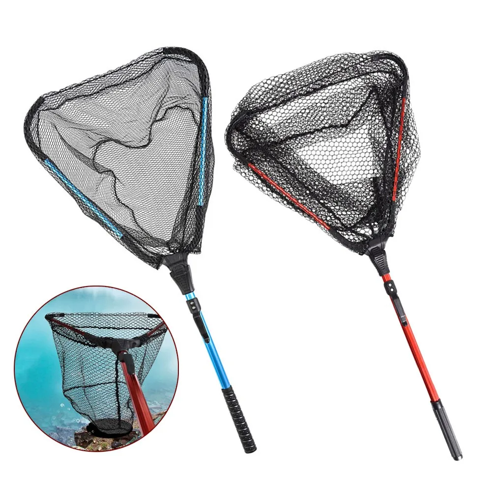 LEO Portable Fishing Net Triangular Brail Folding Fishing Net Landing Net With Pole Rod Iscas Pesca Fish Tackle Tools
LEO Portable Fishing Net Triangular Brail Folding Fishing Net Landing Net With Pole Rod Iscas Pesca Fish Tackle Tools