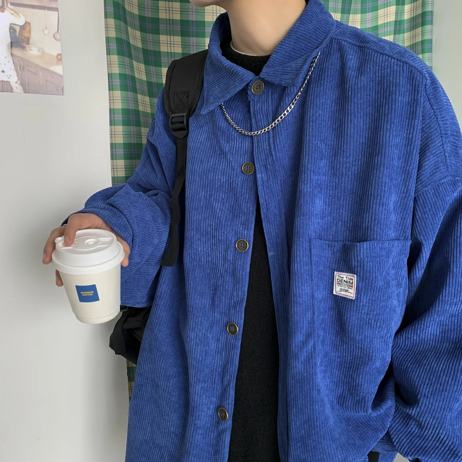 2021Corduroy Men Shirts For Men Clothing Harajuku Black Shirt Korean Style Men Shirt Long Sleeve Vintage Clothes Streetwear 3XL
2021Corduroy Men Shirts For Men Clothing Harajuku Black Shirt Korean Style Men Shirt Long Sleeve Vintage Clothes Streetwear 3XL