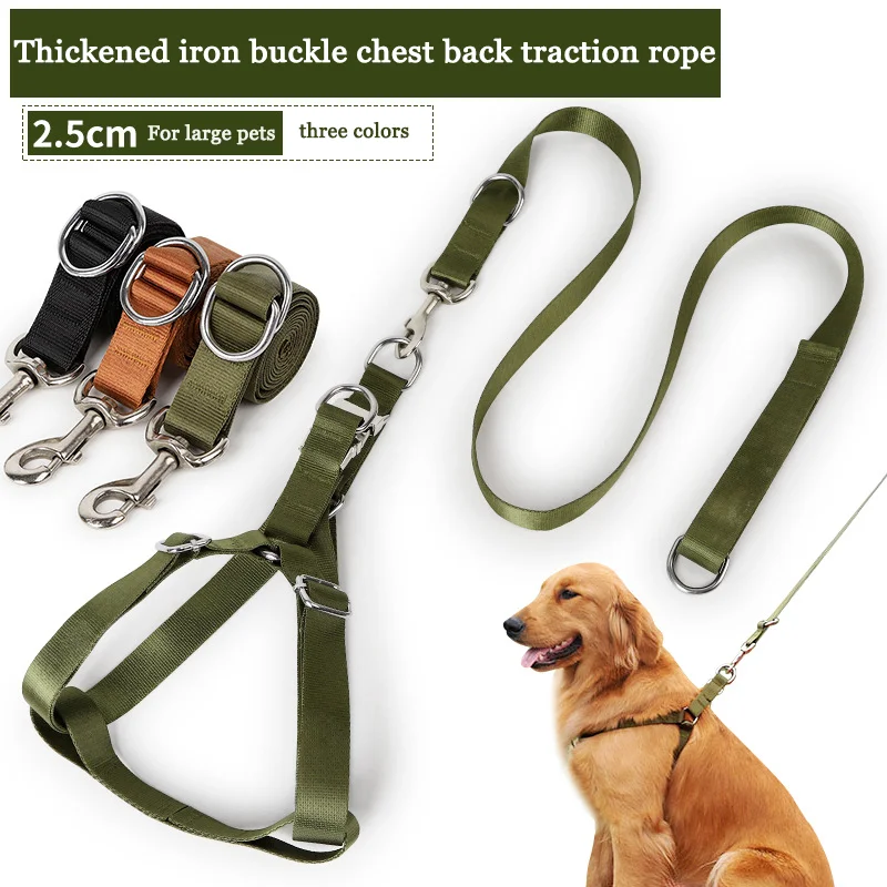 Golden Retriever Dog Medium and Large Pet Chain Large Dog Leash Belt Chest Strap Dog Walking Rope Medium Samoyed Pet Products
Golden Retriever Dog Medium and Large Pet Chain Large Dog Leash Belt Chest Strap Dog Walking Rope Medium Samoyed Pet Products