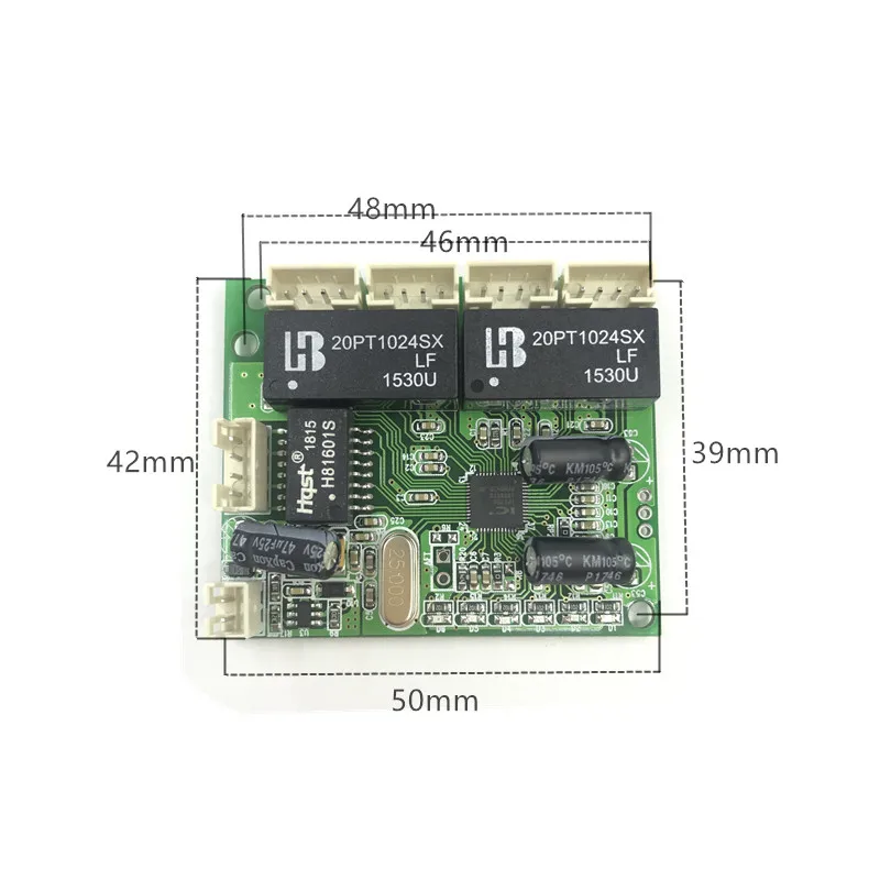 Mini PBCswitch module PBC OEM module mini size 3/4/5 Ports Network Switches Pcb Board mini ethernet switch module 10/100Mbps
Mini PBCswitch module PBC OEM module mini size 3/4/5 Ports Network Switches Pcb Board mini ethernet switch module 10/100Mbps