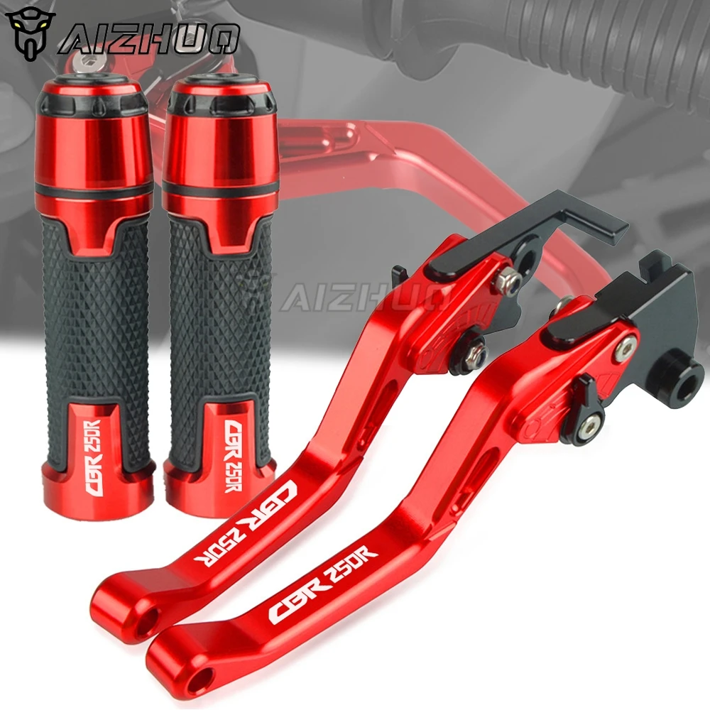 FOR HONDA CBR250R CBR 250R 2011-2018 2017 2016 Motorcycle Brake Clutch Lever 7/8'' 22MM Handlebar Handle Bar Grips CBR250 R Logo
FOR HONDA CBR250R CBR 250R 2011-2018 2017 2016 Motorcycle Brake Clutch Lever 7/8'' 22MM Handlebar Handle Bar Grips CBR250 R Logo