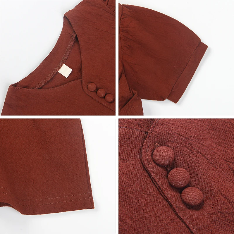 Bear Leader Girls Fashion Casual Jumpsuits New Summer Kids Baby Button Fly Clothes Solid Color Puff Sleeve Bodysuits For 3-7Y
Bear Leader Girls Fashion Casual Jumpsuits New Summer Kids Baby Button Fly Clothes Solid Color Puff Sleeve Bodysuits For 3-7Y