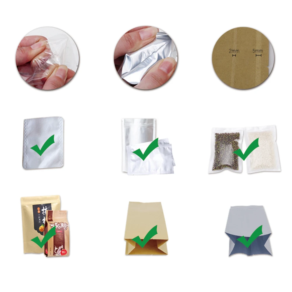 2mm/5mm Sealing Machine Plug In Electric Manual Heat Sealer 8 Temp Levels Household Packaging Machine Impulse Sealer
2mm/5mm Sealing Machine Plug In Electric Manual Heat Sealer 8 Temp Levels Household Packaging Machine Impulse Sealer