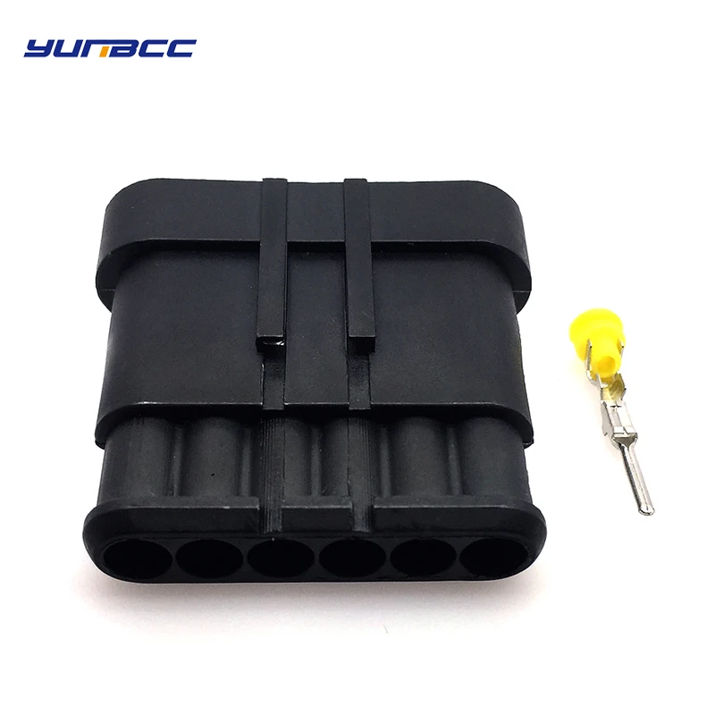 5 Sets 6 Pin Way Male AMP Superseal Sealed HID Waterproof Electrical Wire Auto Connector Plug Socket Housing
5 Sets 6 Pin Way Male AMP Superseal Sealed HID Waterproof Electrical Wire Auto Connector Plug Socket Housing