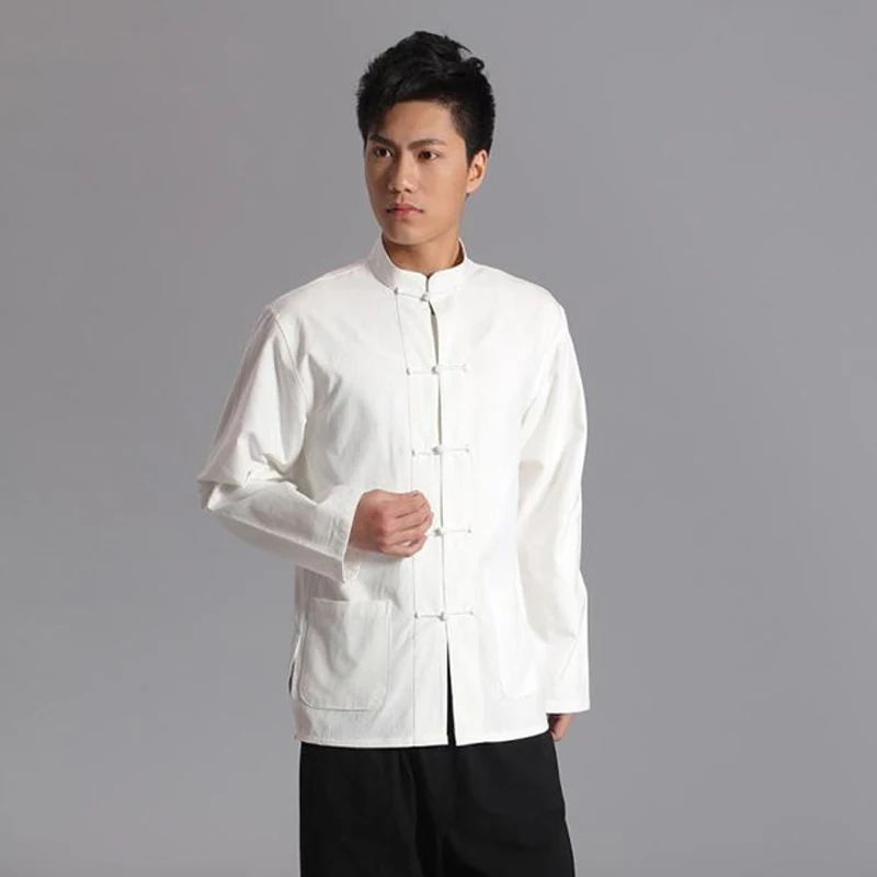 Chinese National Costume for men tang suit linen fluid tops garment kung fu suits for men blouse shirt hanfu kungfu uniform
Chinese National Costume for men tang suit linen fluid tops garment kung fu suits for men blouse shirt hanfu kungfu uniform