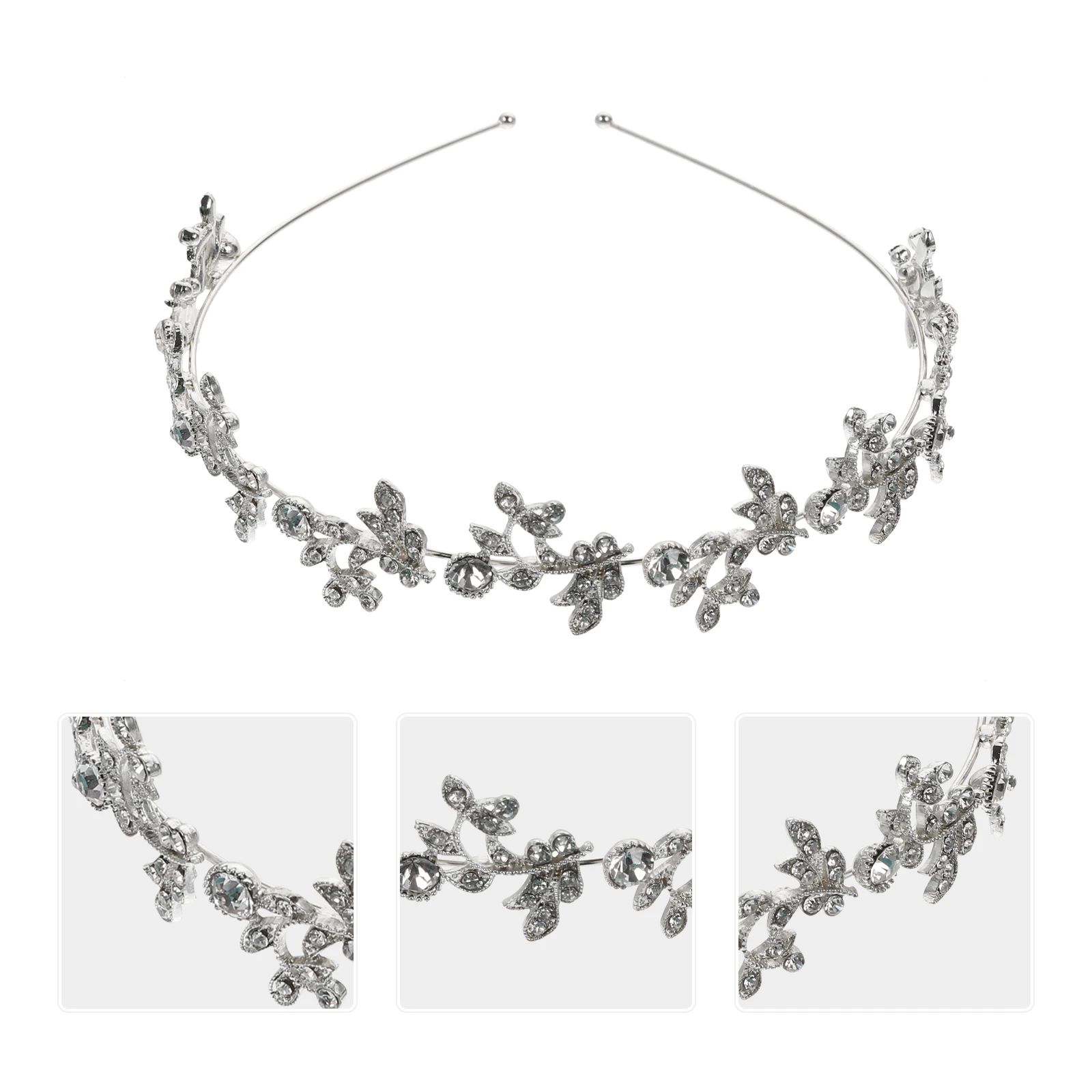 1pc Wedding Headdress Elegant Bride Headdress Girl Leaf Modeling Tiara 
1pc Wedding Headdress Elegant Bride Headdress Girl Leaf Modeling Tiara