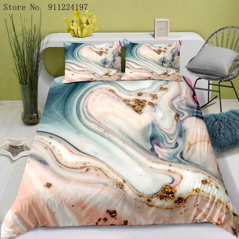 Marble Pattern Printed Bedding Set Colorful Texture Duvet Cover Luxury Double Comforter Cover 2/3pcs Quilt Cover Bedroom Decor
Marble Pattern Printed Bedding Set Colorful Texture Duvet Cover Luxury Double Comforter Cover 2/3pcs Quilt Cover Bedroom Decor