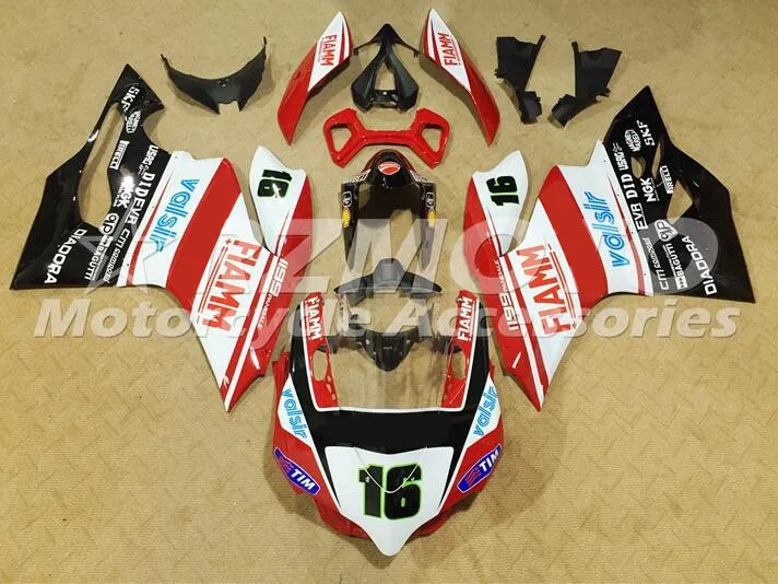 Новый ABS инъекции мотоцикл Полный обтекатели комплект подходит для поездок на мотоцикле Ducati 899 1199 Panigale 2012 2013 2014 12 13 14 нестандартного номера 16
Новый ABS инъекции мотоцикл Полный обтекатели комплект подходит для поездок на мотоцикле Ducati 899 1199 Panigale 2012 2013 2014 12 13 14 нестандартного номера 16