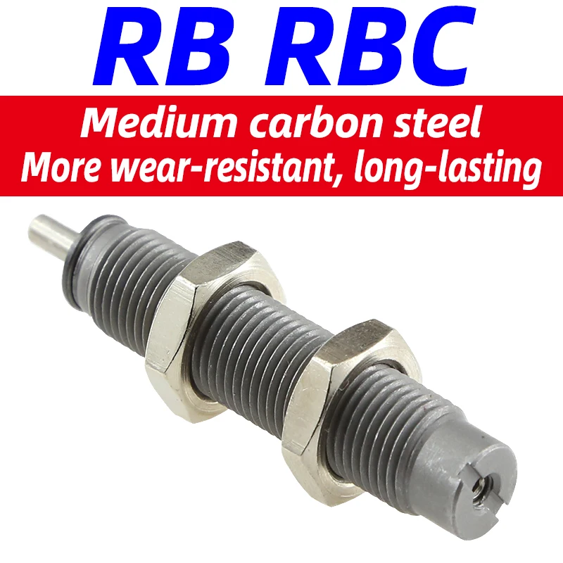 RB series Pneumatic Hydraulic Shock Absorber Adjustable Hydraulic Buffer RB0805 RB1007 RB1411 RB2725
RB series Pneumatic Hydraulic Shock Absorber Adjustable Hydraulic Buffer RB0805 RB1007 RB1411 RB2725