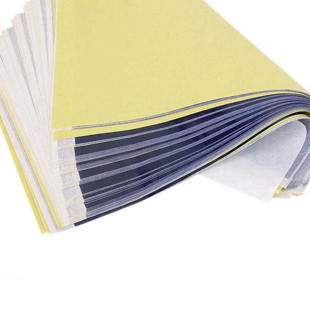 50 Sheet Tattoo Transfer Copier Paper Thermal Outline Tracing Stencil Supply New
50 Sheet Tattoo Transfer Copier Paper Thermal Outline Tracing Stencil Supply New